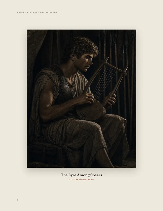 The Lyre Among Spears, third plate in the folio.