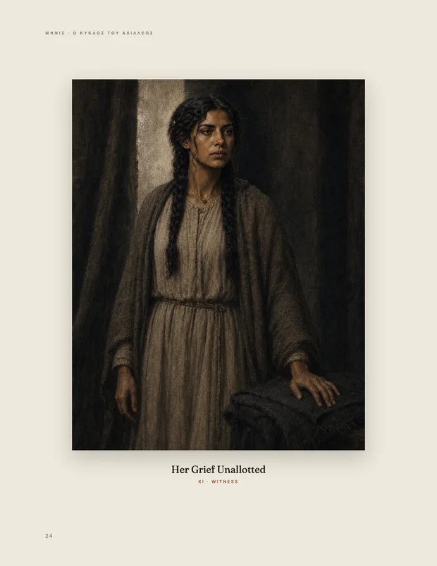 Her Grief Unallotted, eleventh plate in the folio.