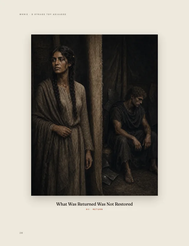 What Was Returned Was Not Restored, twelfth plate in the folio.